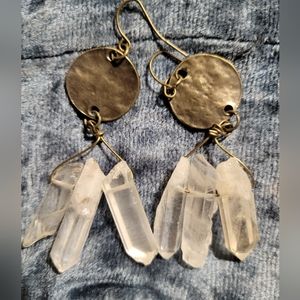 Quartz Crystal Earrings